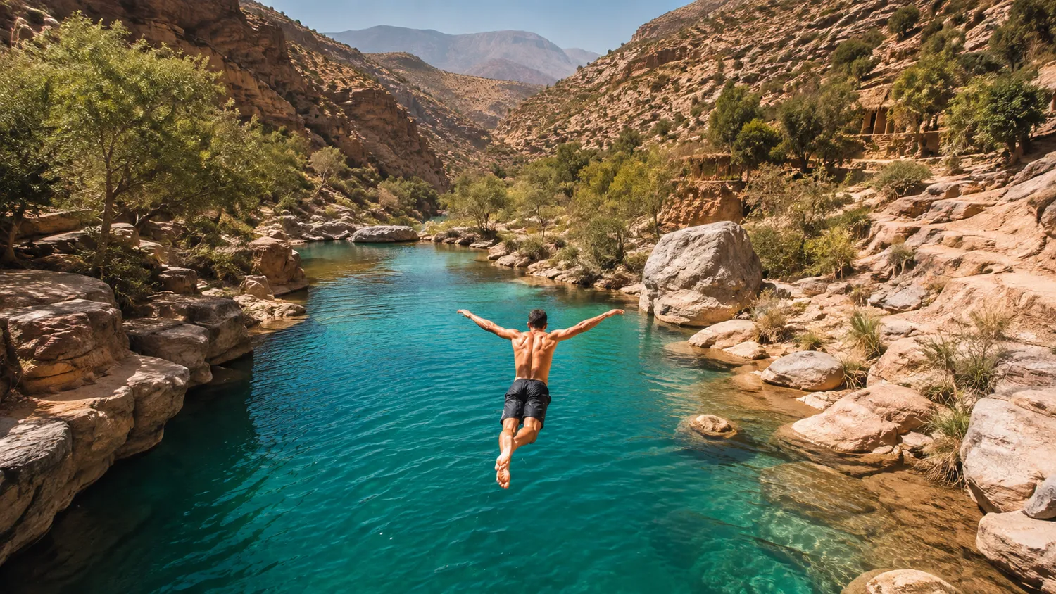 Paradise Valley — plongeon dans la vasque