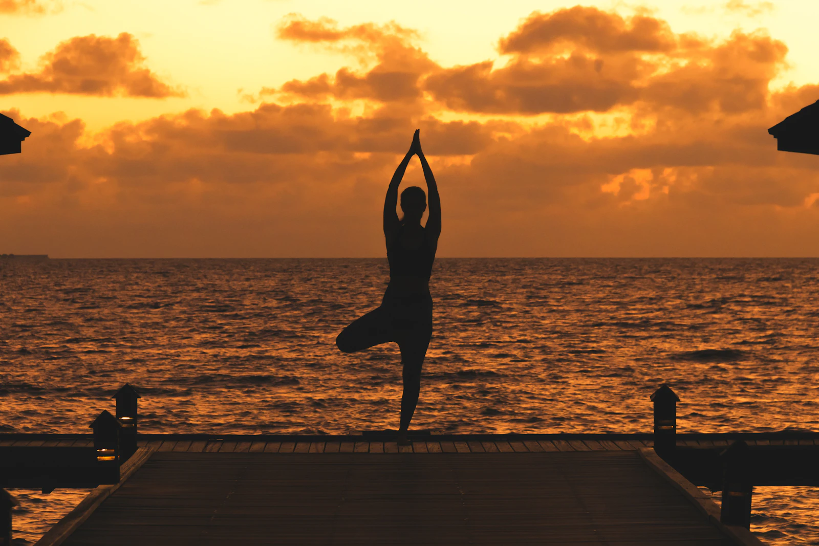 Safaa’s sunset yoga class on the Tamraght beach